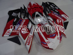 Ducati 848 / 1098 / 1198 2007-2011 Injection ABS Fairing - FIAMM - Red White - MFS4180 - Fairings Kit