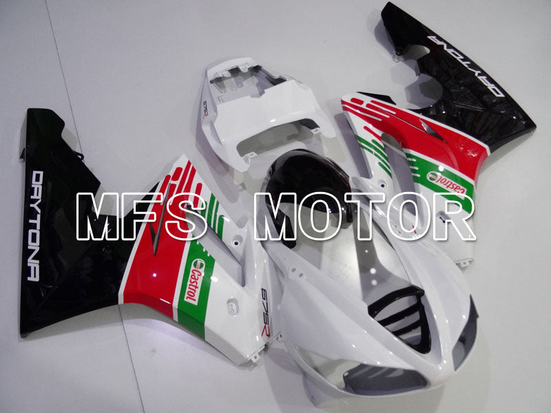 Triumph Daytona 675 2009-2012 Injection ABS Fairing - Castrol - Red Green White - MFS4224 - Fairings Kit