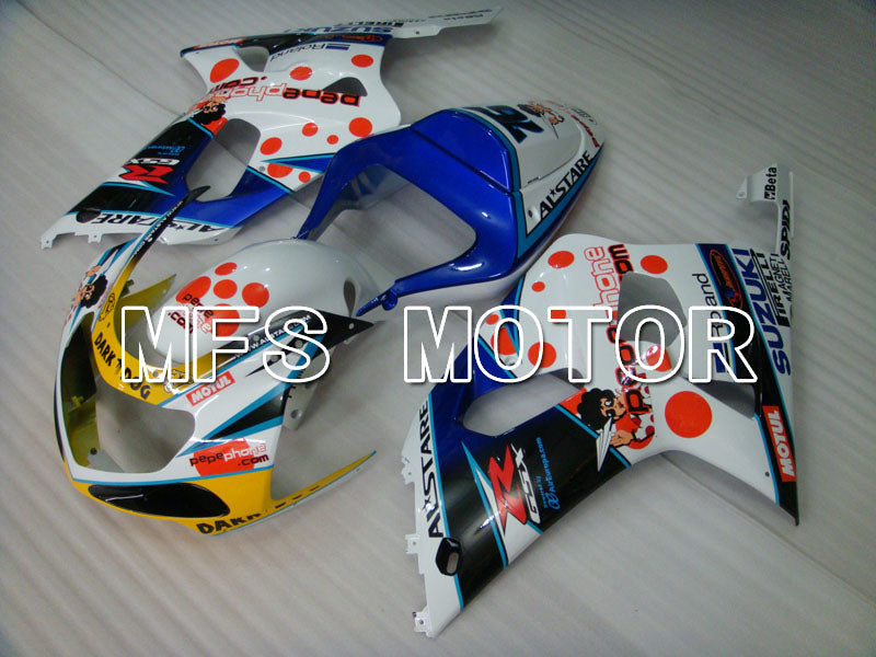 Suzuki GSXR1000 2000-2002 Injection ABS Fairing - MOTUL - Blue White - MFS4239 - Fairings Kit