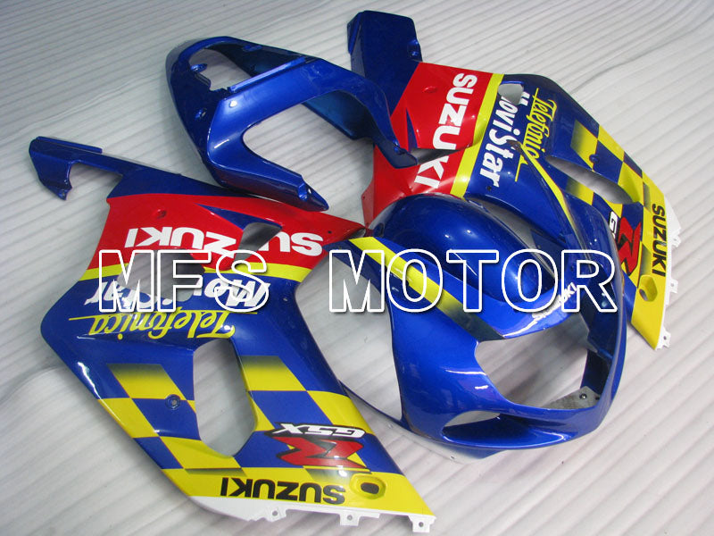 Suzuki GSXR1000 2000-2002 Injection ABS Fairing - Movistar - Blue Yellow - MFS4254 - Fairings Kit