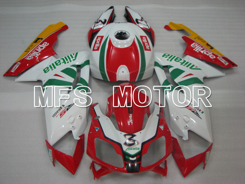 Aprilia RS125 2006-2011 Injection ABS Fairing - Alitalia - Red White - MFS4258 - Fairings Kit