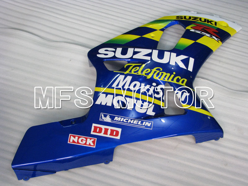 Suzuki GSXR1000 2000-2002 Injection ABS Fairing - Movistar - Blue Yellow - MFS4313 - Fairings Kit