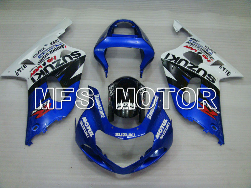 Suzuki GSXR1000 2000-2002 Injection ABS Fairing - MOTUL - Blue White - MFS4322 - Fairings Kit