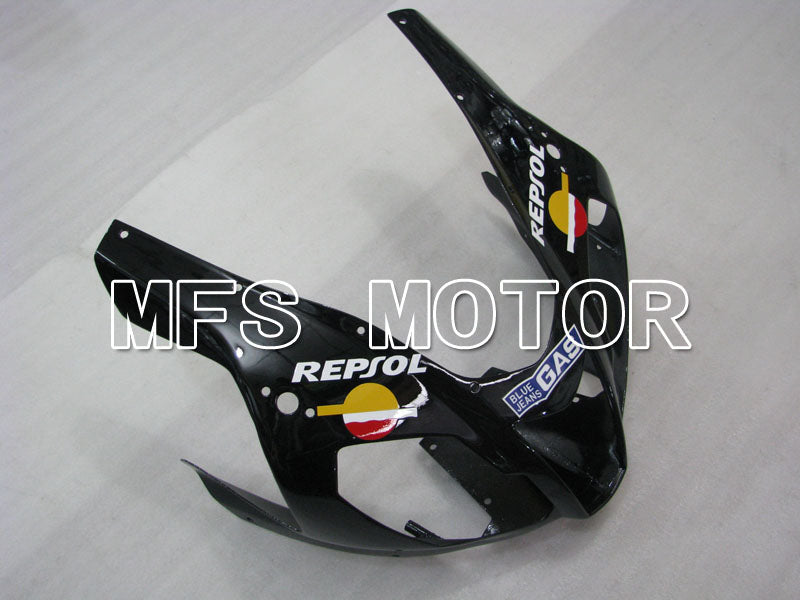 Aprilia RSV 1000 R 2004-2009 ABS Fairing - Repsol - Black Red Orange - MFS4334 - Fairings Kit