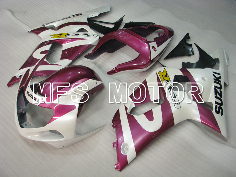 Suzuki GSXR1000 2000-2002 Injection ABS Fairing - Factory Style - Pink White - MFS4369 - Fairings Kit