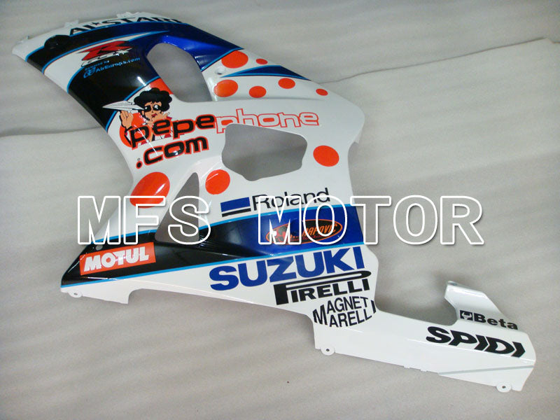 Suzuki GSXR1000 2000-2002 Injection ABS Fairing - Others - Blue White - MFS4382 - Fairings Kit