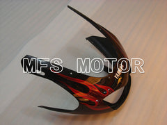 Yamaha YZF1000R 1997-2007 ABS Fairing - Flame- Black Red - MFS4397 - Fairings Kit