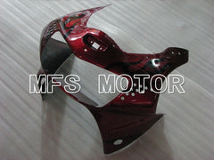 Honda CBR900RR 919 1998-1999 ABS Fairing - Flame - Red wine color Black - MFS4405 - Fairings Kit