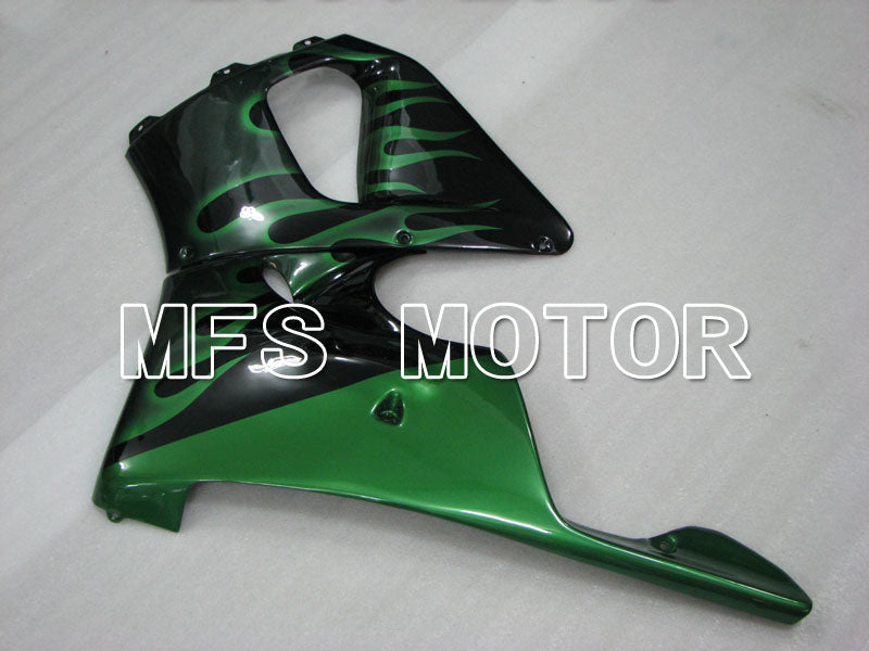 Honda CBR900RR 919 1998-1999 ABS Fairing - Flame - Green Black - MFS4408 - Fairings Kit
