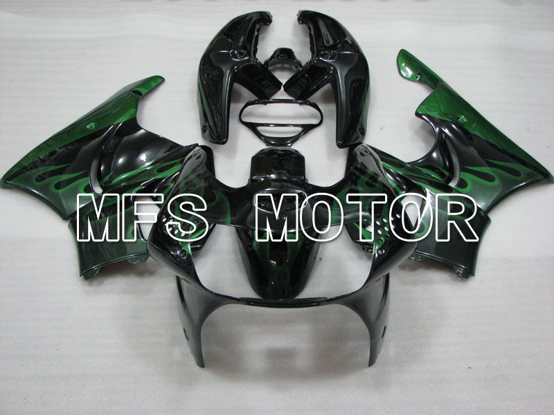 Honda CBR900RR 919 1998-1999 ABS Fairing - Flame - Green Black - MFS4408 - Fairings Kit