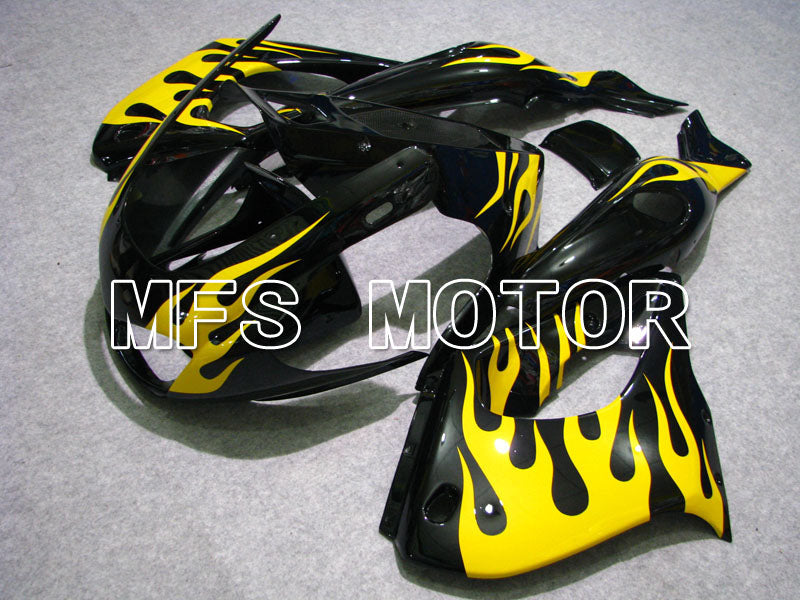 Yamaha YZF1000R 1997-2007 ABS Fairing - Flame - Black Yellow - MFS4420 - Fairings Kit