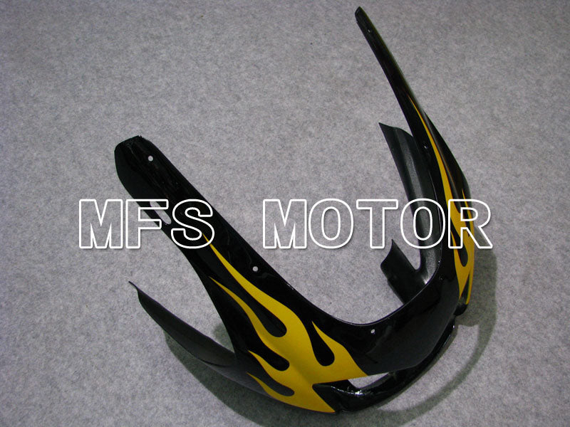 Yamaha YZF1000R 1997-2007 ABS Fairing - Flame - Black Yellow - MFS4420 - Fairings Kit