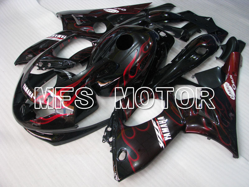 Yamaha YZF-600R 1997-2007 Injection ABS Fairing - Flame - Red wine color White - MFS4462 - Fairings Kit