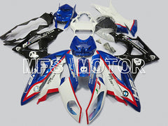 BMW S1000RR 2009-2014 Injection ABS Fairing - Factory Style - Black White Blue - MFS4482 - Fairings Kit