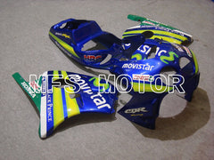 HONDA CBR 250RR MC22 1990-1998 Injection ABS Fairing - Movistar - Green Blue - MFS4552 - Fairings Kit