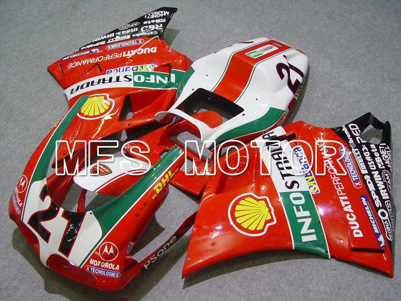 Ducati 748 / 998 / 996 1994-2002 Injection ABS Fairing - INFO STRADA - Red - MFS4566 - Fairings Kit