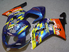 Suzuki GSXR750 2000-2003 Injection ABS Fairing - Movistar - Orange Blue Yellow - MFS7033 - Fairings Kit