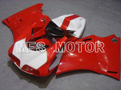 Ducati 748 / 998 / 996 1994-2002 Injection ABS Fairing - Factory Style - Red White - MFS4580 - Fairings Kit