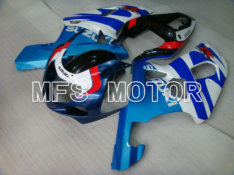 Suzuki GSXR750 2000-2003 Injection ABS Fairing - Factory Style - White Blue - MFS7056 - Fairings Kit