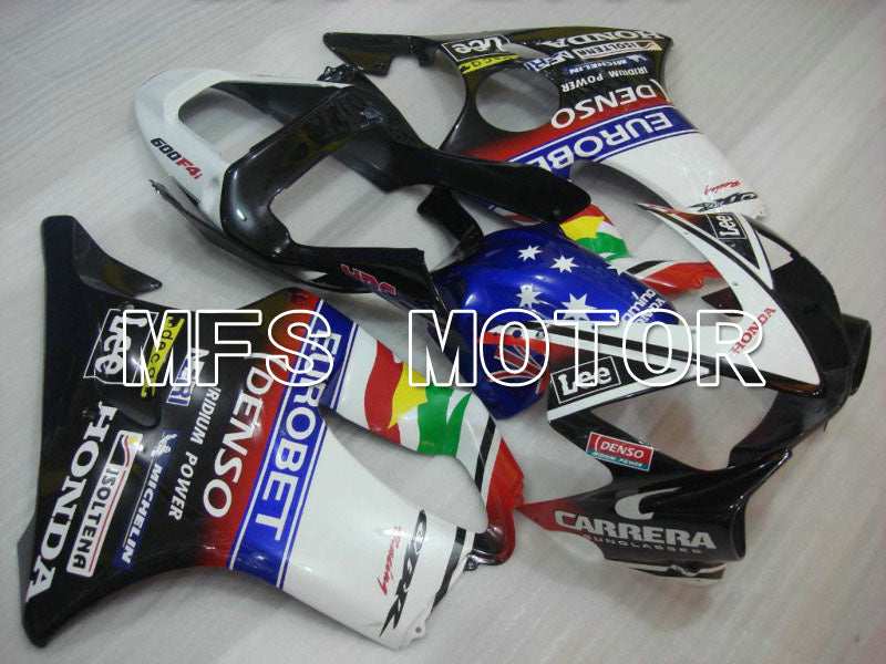 Honda CBR600 F4i 2001-2003 Injection ABS Fairing - Lee - Black White - MFS4687 - Fairings Kit