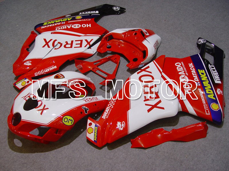 Ducati 749 / 999 2005-2006 Injection ABS Fairing - Xerox - Red White - MFS4720 - Fairings Kit
