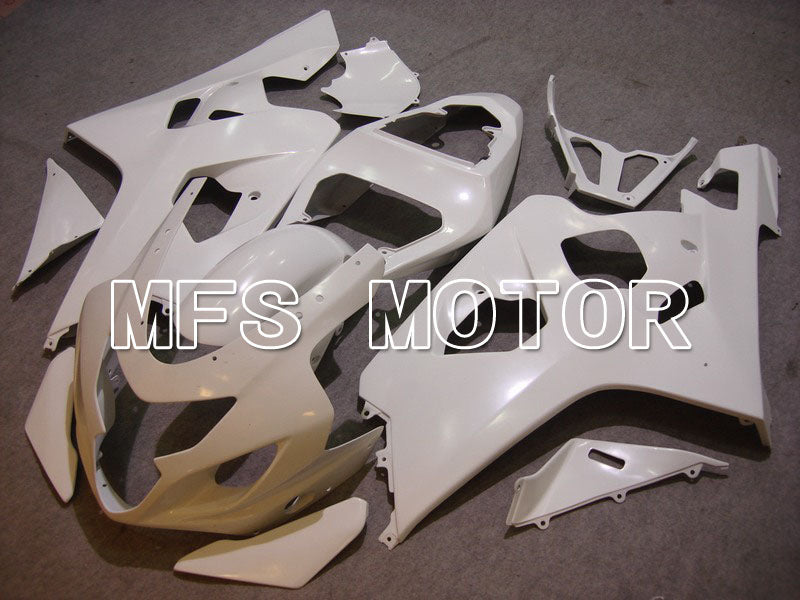 Suzuki GSXR600 GSXR750 2004-2005 Injection ABS Fairing - Factory - White - MFS4808 - Fairings Kit