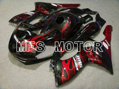 Yamaha YZF-600R 1997-2007 Injection ABS Fairing - Flame - Red wine color White - MFS4817 - Fairings Kit