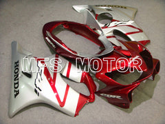 Honda CBR600 F4i 2004-2007 Injection ABS Fairing - Factory Style - Red wine color White - MFS4820 - Fairings Kit