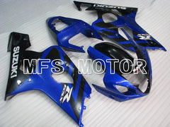 Suzuki GSXR600 GSXR750 2004-2005 Injection ABS Fairing - Factory Style - Black Blue - MFS4832 - Fairings Kit