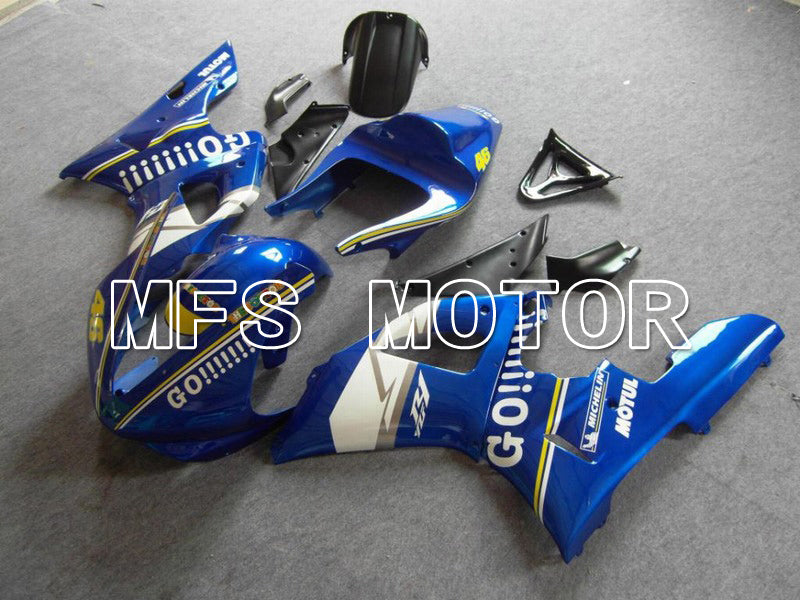 Yamaha YZF-R1 2000-2001 Injection ABS Fairing - GO!!!!!!! - Blue - MFS4878 - Fairings Kit