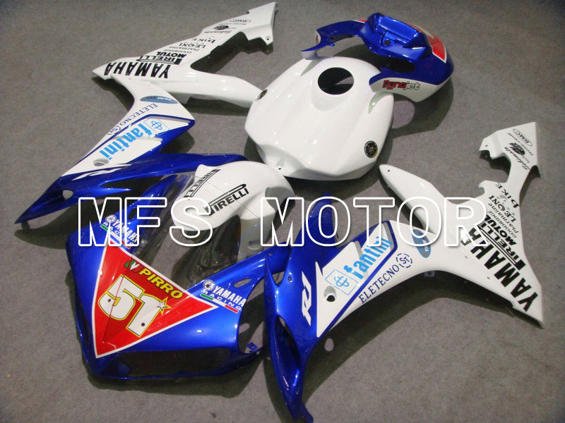 Yamaha YZF-R1 2004-2006 Injection ABS Fairing - PIRELLI - Blue White - MFS5044 - Fairings Kit