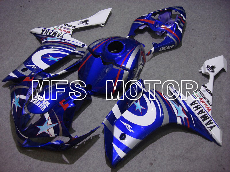 Yamaha YZF-R1 2007-2008 Injection ABS Fairing - FIAT - Blue White - MFS5050 - Fairings Kit