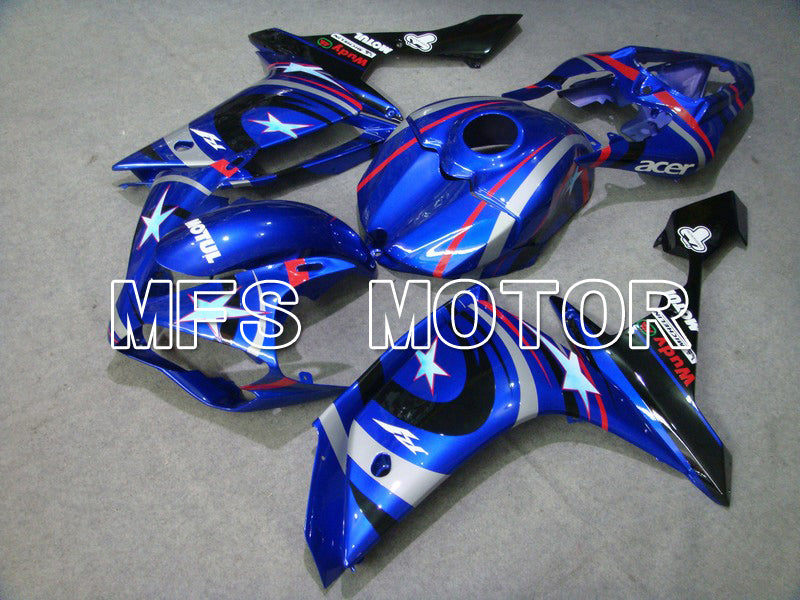 Yamaha YZF-R1 2007-2008 Injection ABS Fairing - FIAT - Blue White - MFS5055 - Fairings Kit
