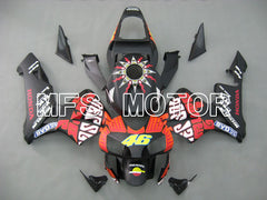 Honda CBR600RR 2003-2004 ABS Injection Fairing - Rossi - Black Matte - MFS5353 - Fairings Kit
