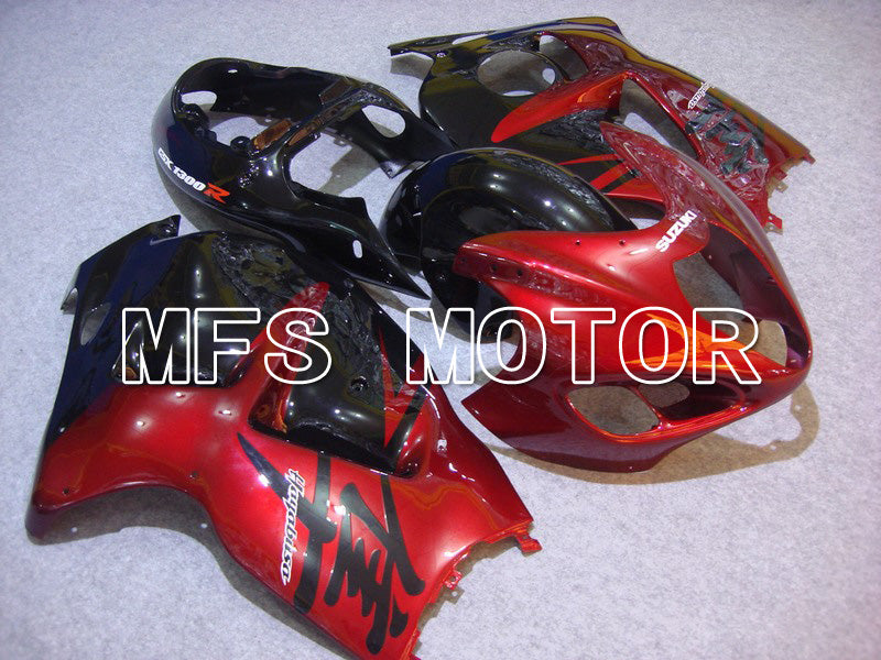 Suzuki GSXR1300 Hayabusa 1999-2007 Injection ABS Fairing - Factory Style - Black Red wine color - MFS5382 - Fairings Kit