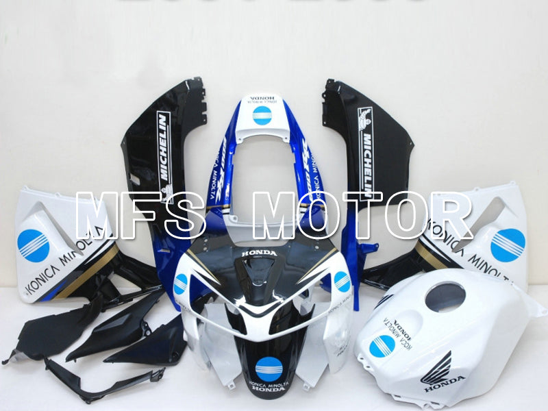 Honda CBR600RR 2005-2006 Injection ABS Fairing - Konica Minolta - Black White Blue - MFS5442 - Fairings Kit