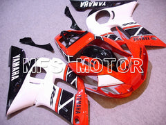 Yamaha YZF-R6 1998-2002 Injection ABS Fairing - Factory Style - Black White Red - MFS5480 - Fairings Kit
