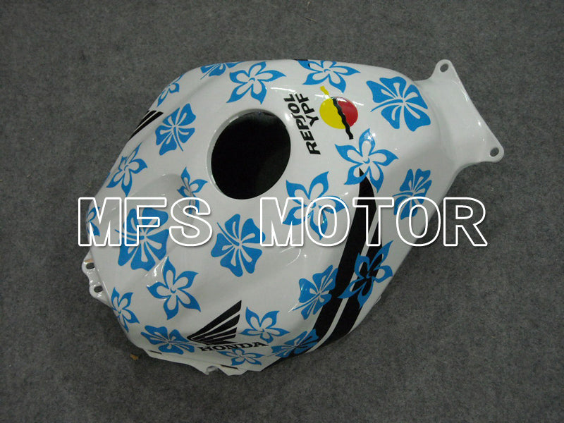 Honda CBR600RR 2003-2004 ABS Injection Fairing - Nastro Azzurro - White Blue - MFS5535 - Fairings Kit