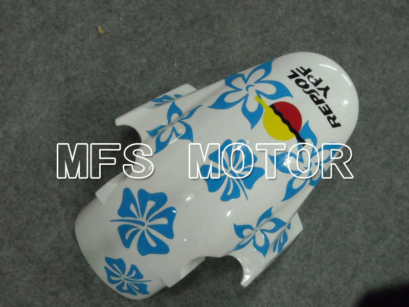 Honda CBR600RR 2003-2004 ABS Injection Fairing - Nastro Azzurro - White Blue - MFS5535 - Fairings Kit