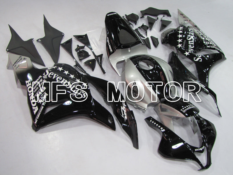 Honda CBR600RR 2009-2012 Injection ABS Fairing - SevenStars - Silver Black - MFS5551 - Fairings Kit