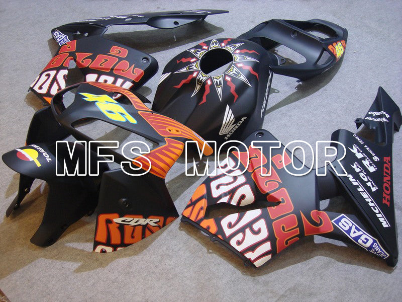 Honda CBR600RR 2005-2006 Injection ABS Fairing - Rossi - Black Matte - MFS5560 - Fairings Kit