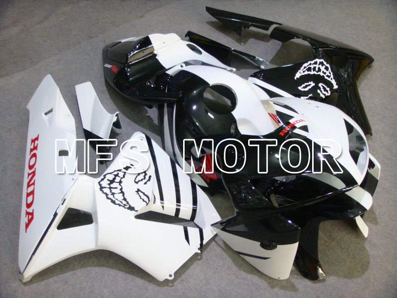 Honda CBR600RR 2005-2006 Injection ABS Fairing - Skull - White Black - MFS5579 - Fairings Kit