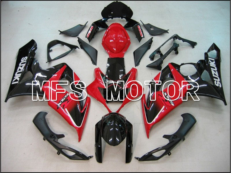 Suzuki GSXR1000 2005-2006 Injection ABS Fairing - Factory Style - Black Red - MFS5597 - Fairings Kit