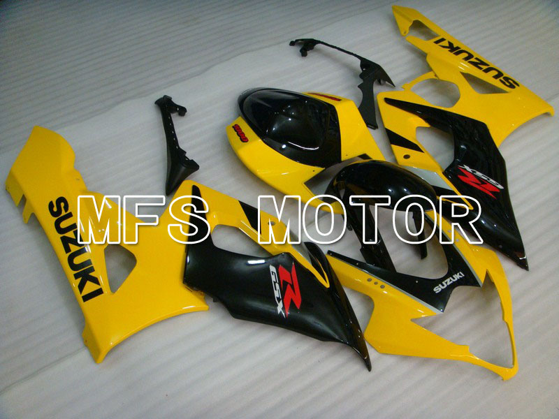 Suzuki GSXR1000 2005-2006 Injection ABS Fairing - Factory Style - Black Yellow - MFS5623 - Fairings Kit