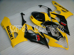 Suzuki GSXR1000 2005-2006 Injection ABS Fairing - Factory Style - Black Yellow - MFS5623 - Fairings Kit