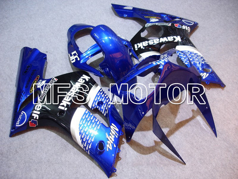 Kawasaki NINJA ZX6R 2003-2004 Injection ABS Fairing - Factory Style - Blue - MFS5633 - Fairings Kit