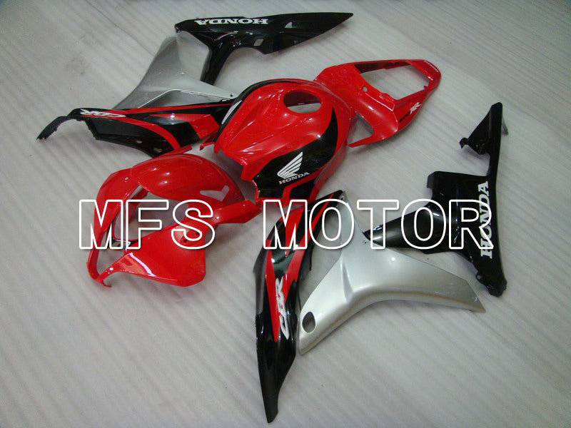 Honda CBR600RR 2007-2008 Injection ABS Fairing - Factory Style - Black Red - MFS5703 - Fairings Kit