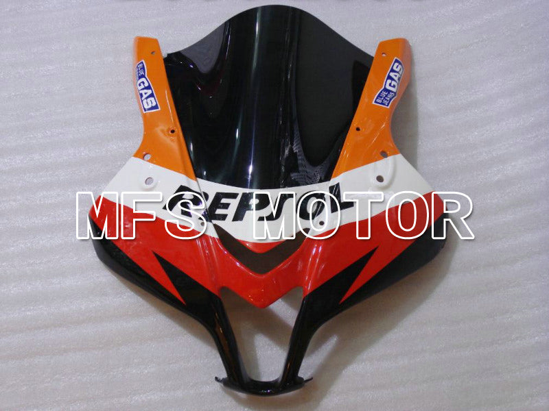 Honda CBR600RR 2007-2008 Injection ABS Fairing - Repsol - Black Red Orange - MFS5804 - Fairings Kit