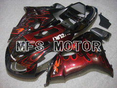 Suzuki TL1000R 1998-2003 Injection ABS Fairing - Flame - Red Black - MFS5806 - Fairings Kit