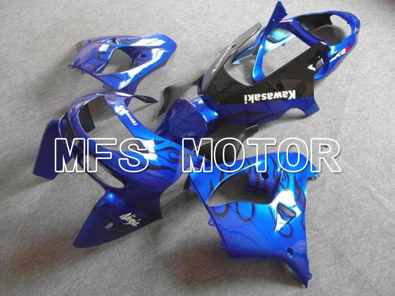 Kawasaki NINJA ZX9R 1998-1999 ABS Fairing - Flame - Blue Black - MFS5925 - Fairings Kit